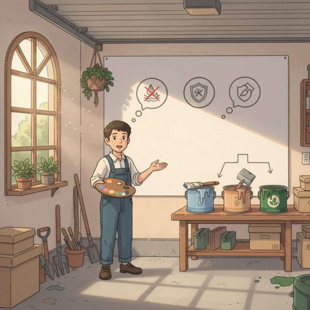 Comment choisir la peinture pour un garage?