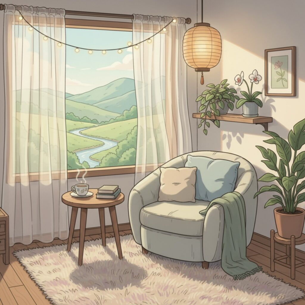 Comment créer un espace détente dans une chambre?