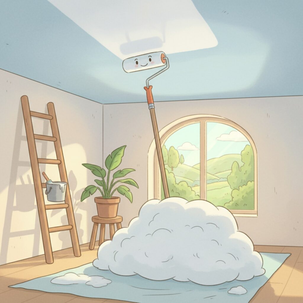 Comment peindre un plafond correctement?