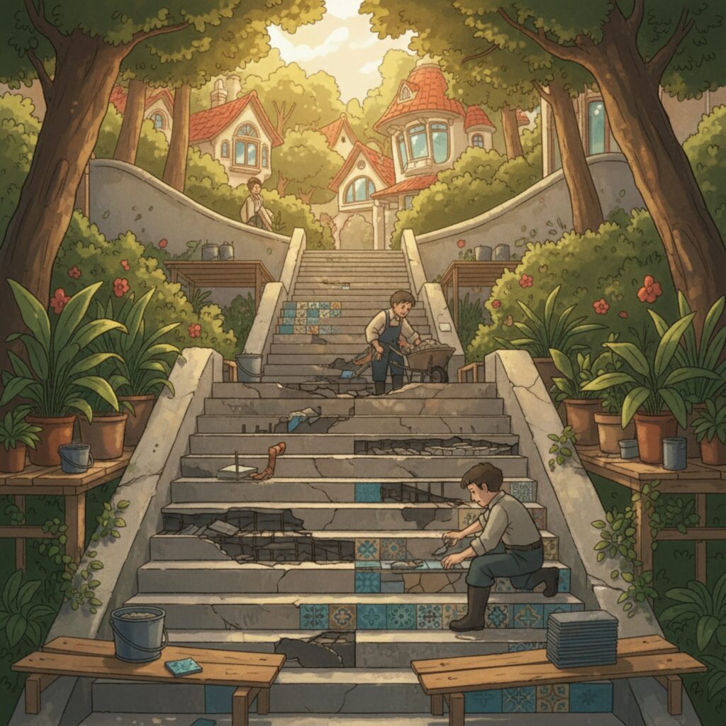 Comment rénover un escalier en béton?
