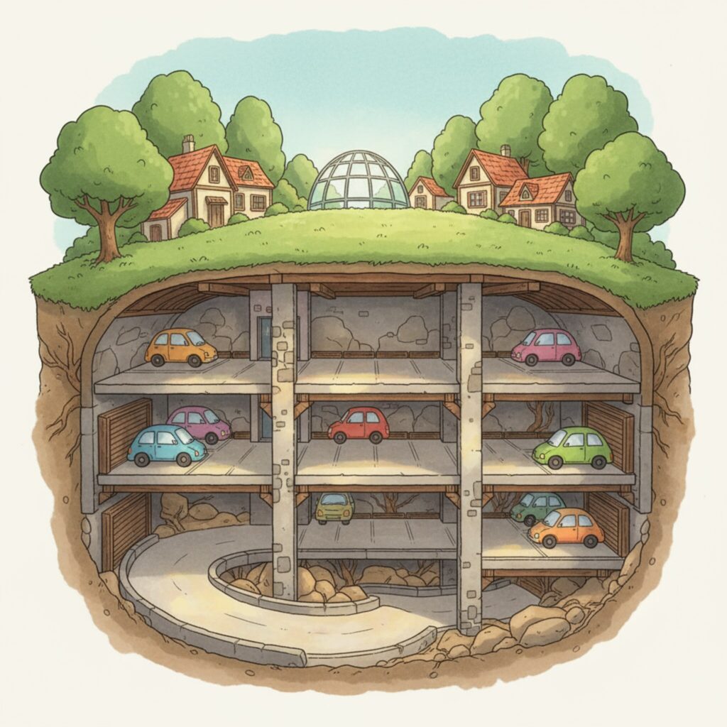 Peut-on construire un garage souterrain?