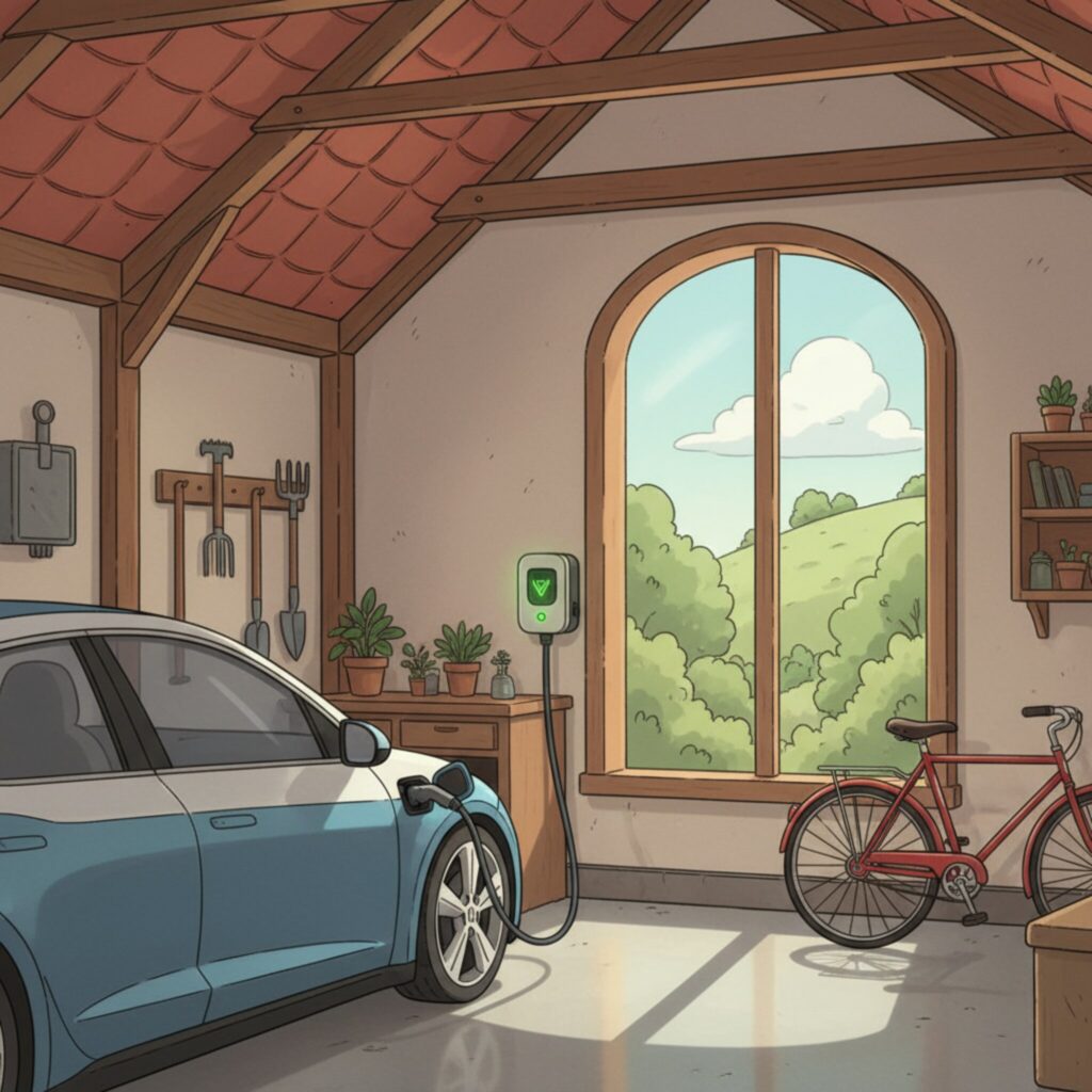 Peut-on installer une borne de recharge électrique dans un garage?