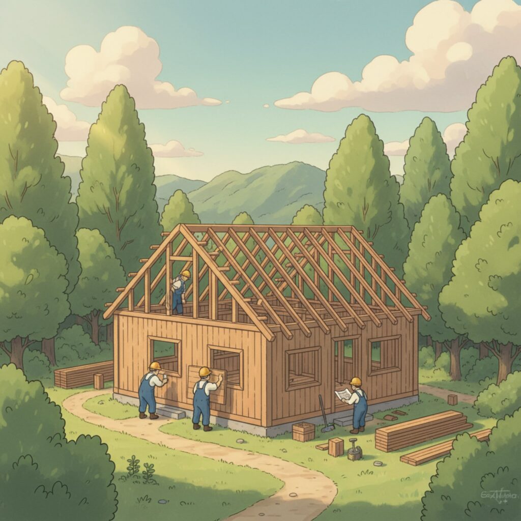Combien de temps dure la construction d’une maison?