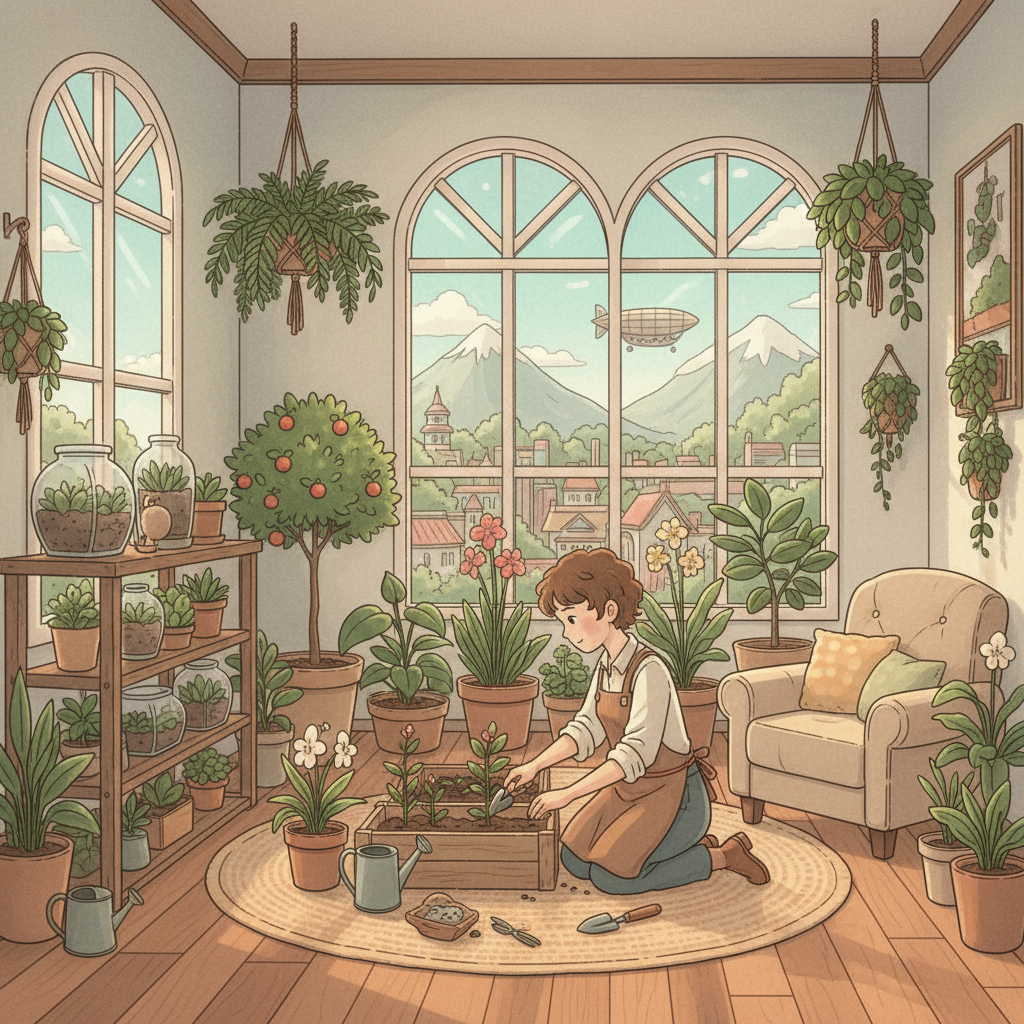 Comment aménager un jardin intérieur?