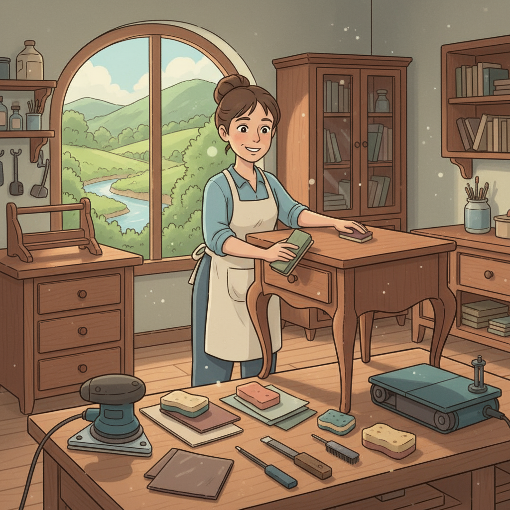 Quels outils pour poncer les meubles anciens?