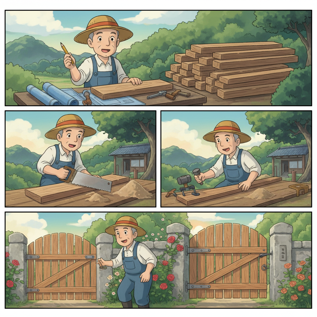Comment bricoler un portail en bois?