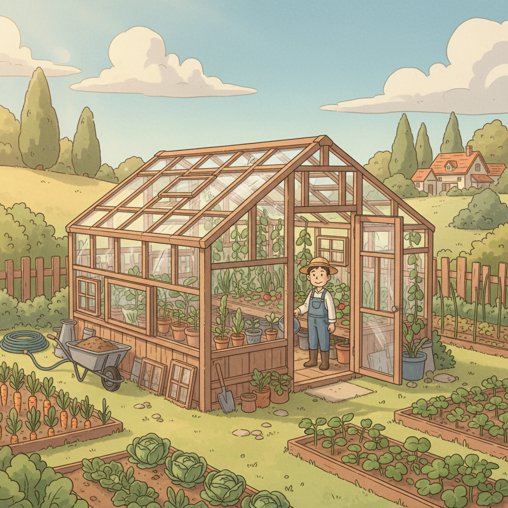 Comment construire soi-même une serre pour son potager?