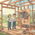 Comment prévoir l'électricité dans un garage en construction?