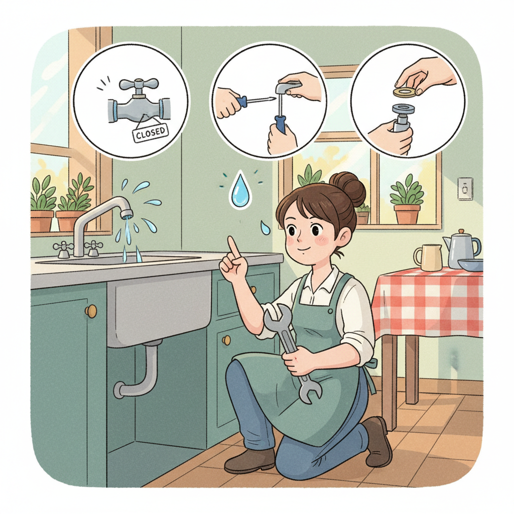 Comment réparer soi-même une fuite de robinet?