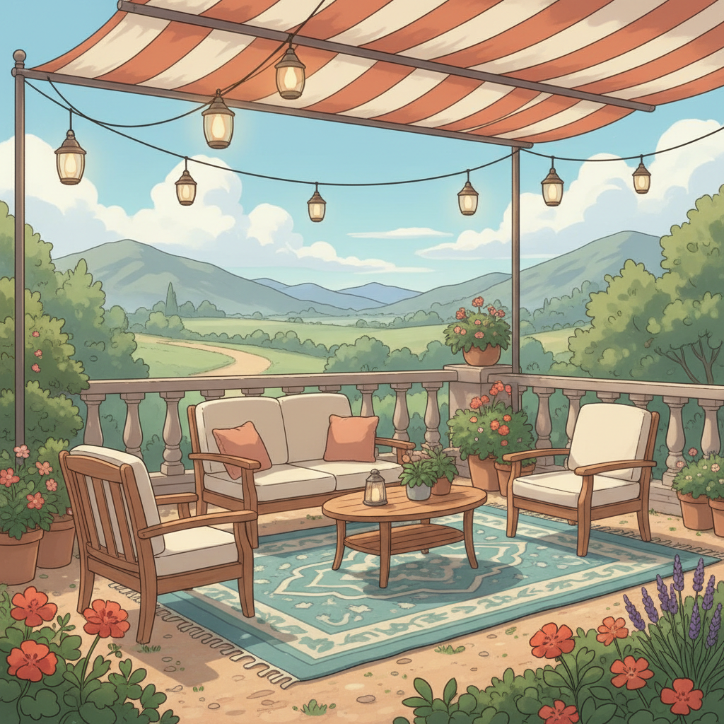 Quels meubles choisir pour une terrasse extérieure?