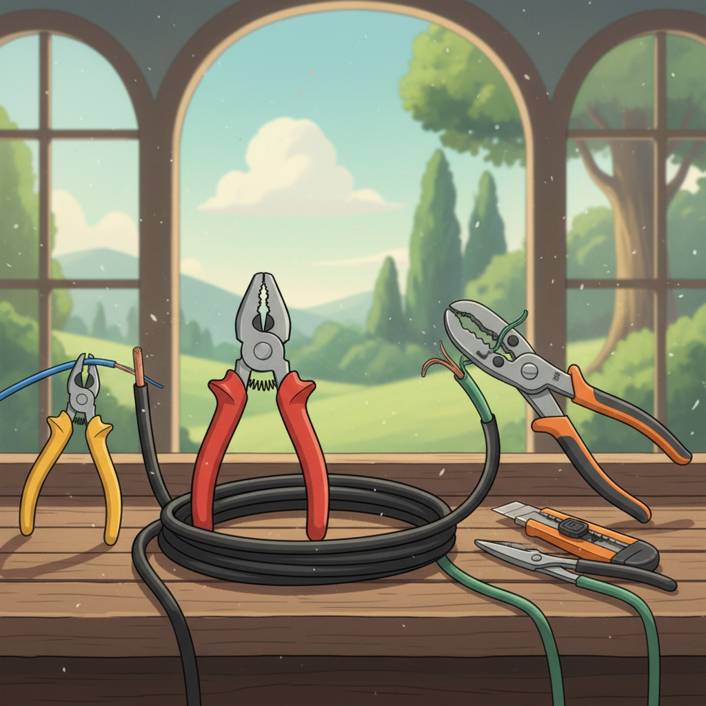 Quels outils pour couper des câbles électriques?