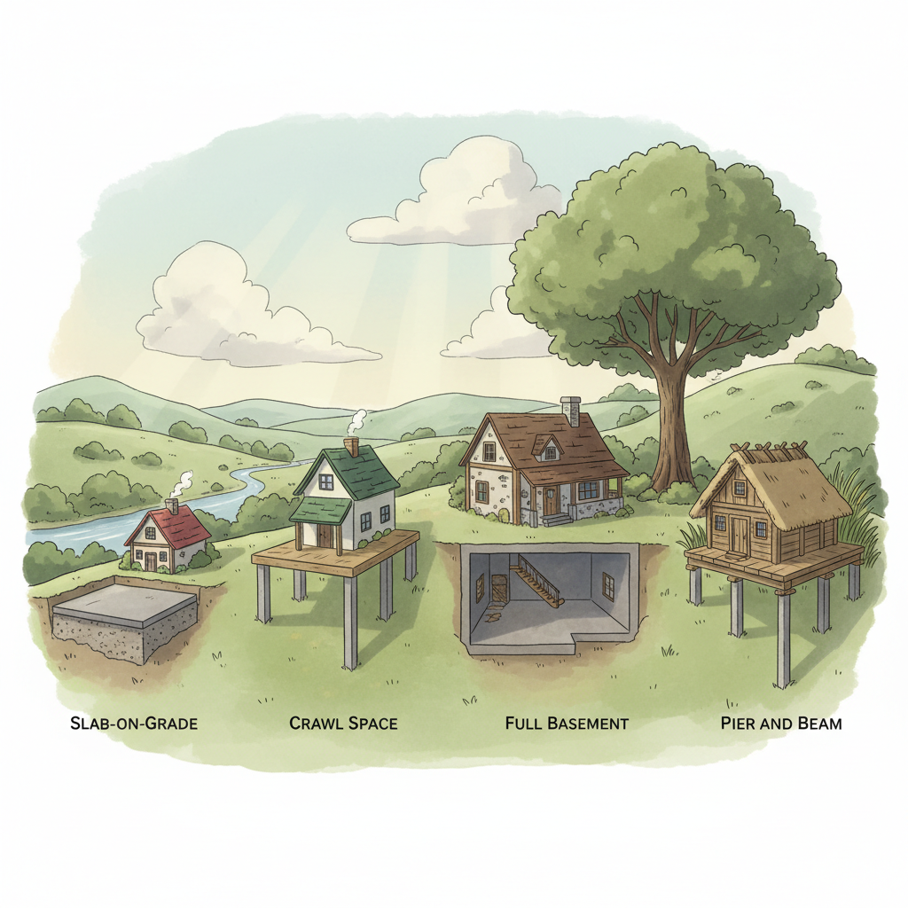 Quels sont les différents types de fondations pour une maison?