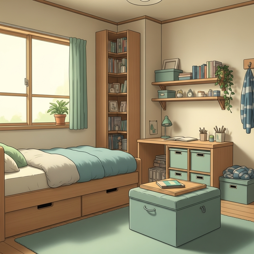 Comment aménager une chambre pour optimiser le rangement?