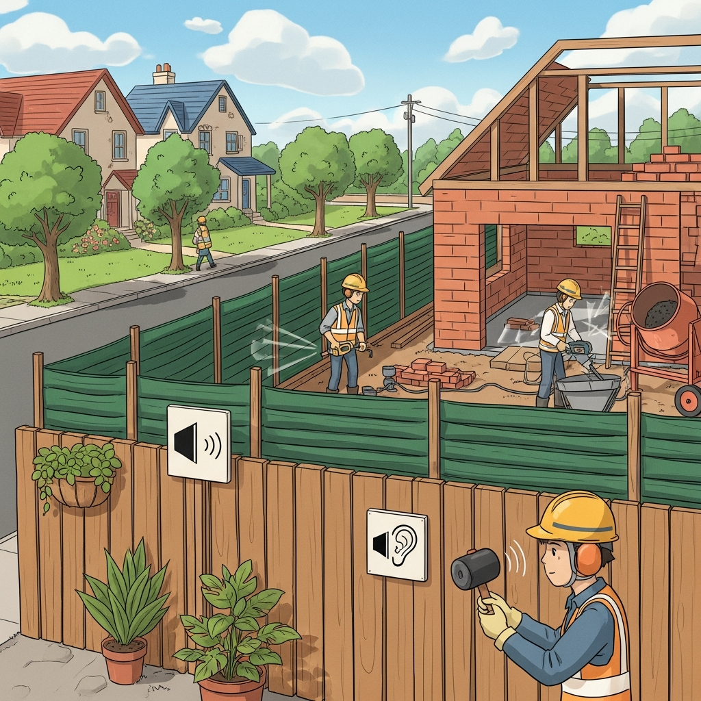 Comment gérer le bruit sur un chantier résidentiel?