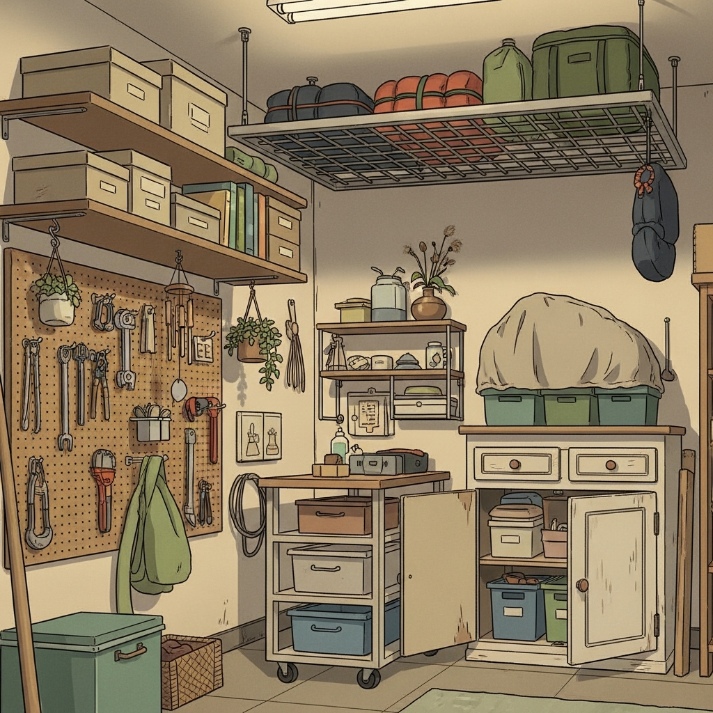 Comment prévoir un espace de stockage dans le garage?