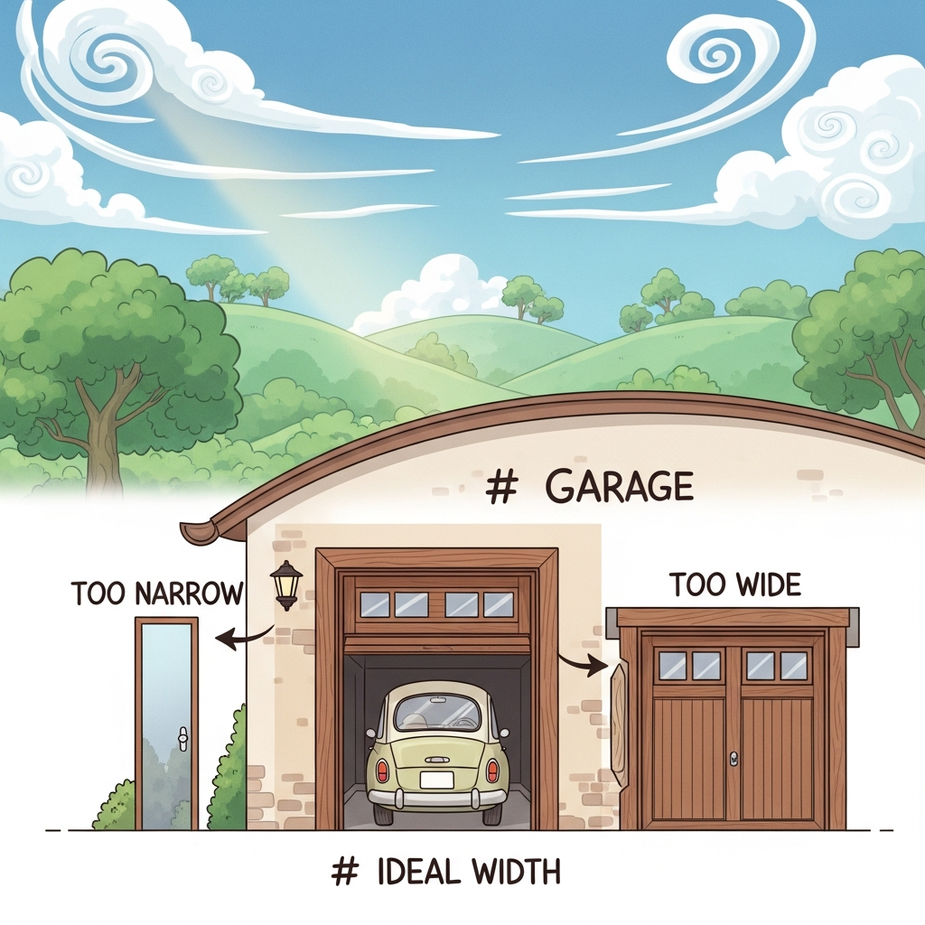Quelle est la largeur idéale d’une porte de garage?
