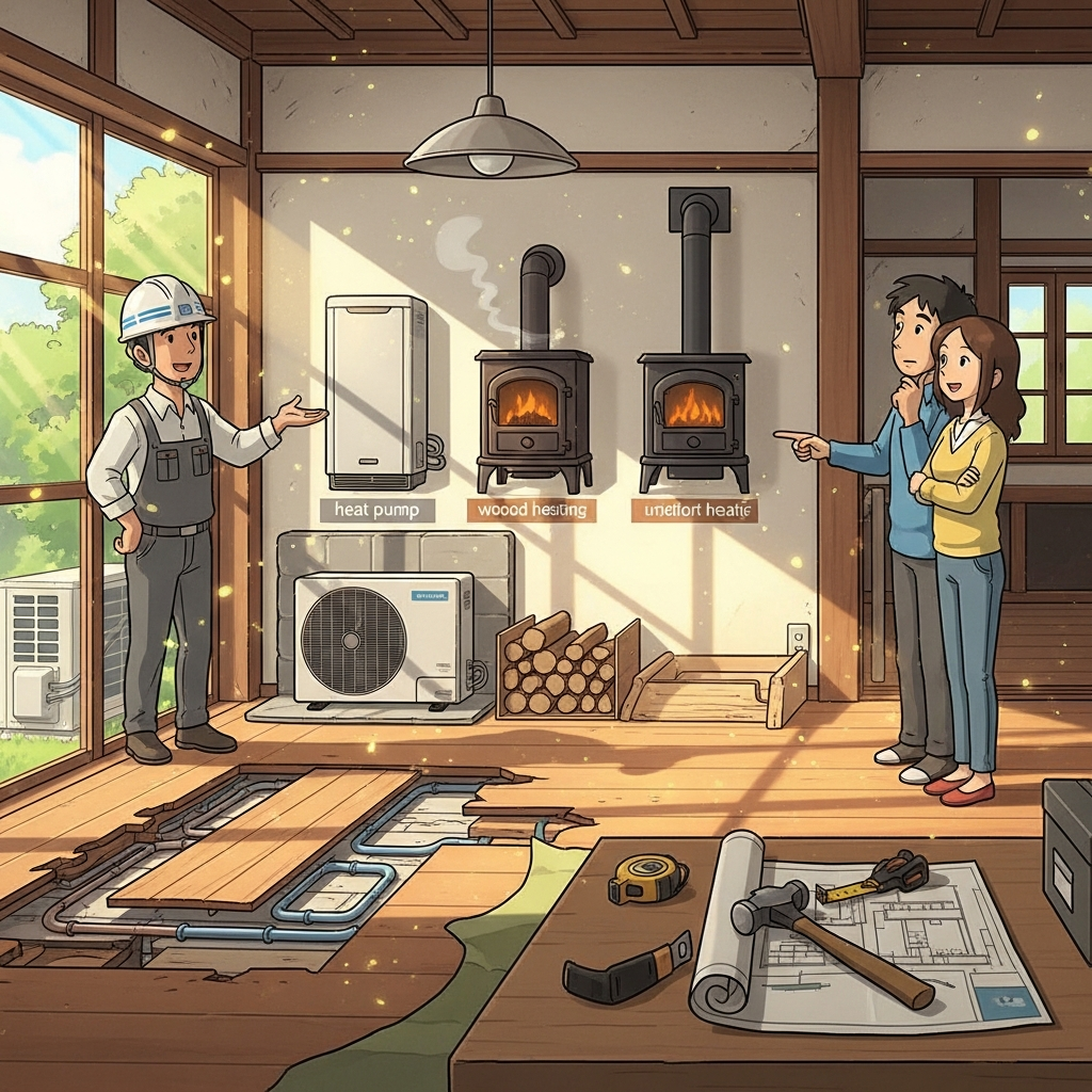 Comment choisir un système de chauffage lors d’une rénovation?