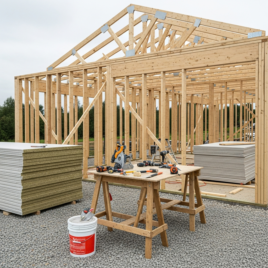 Comment construire un garage isolé?