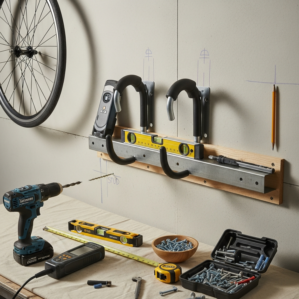 Comment fabriquer un porte-vélos mural?