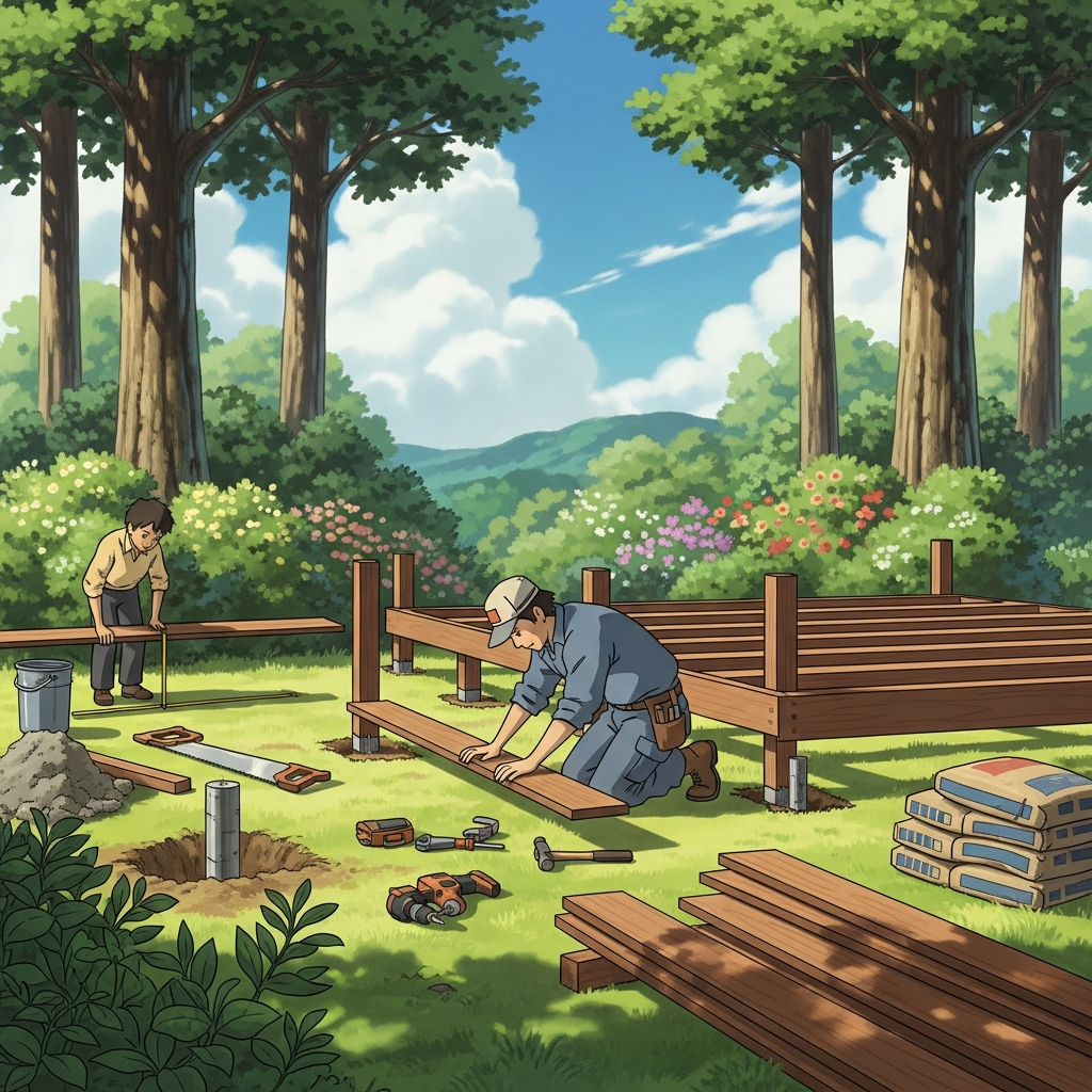 Comment monter une terrasse en bois?