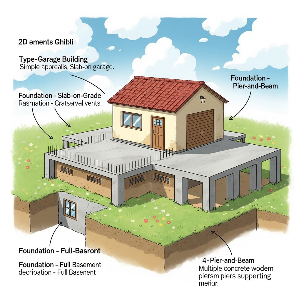 Quels sont les types de fondations pour un garage?