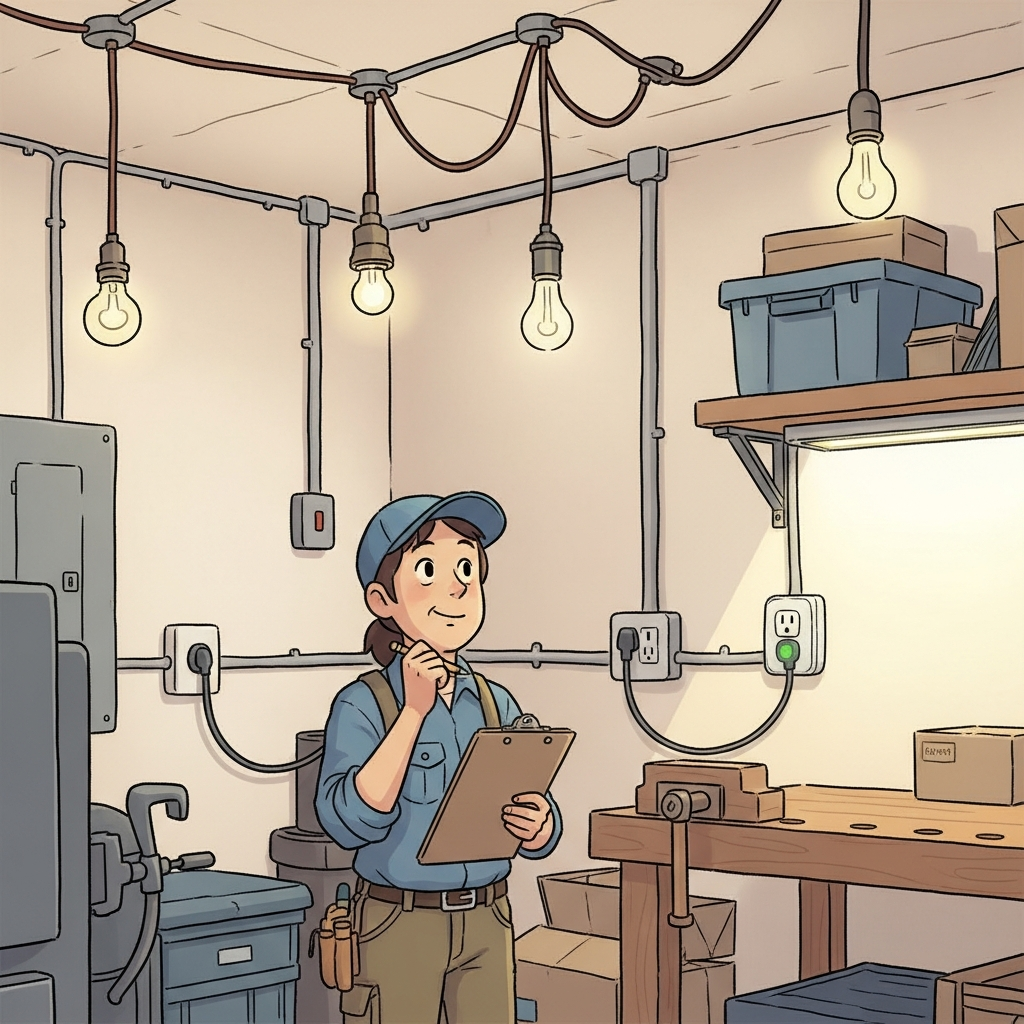 Quels travaux d’électricité prévoir pour un garage?