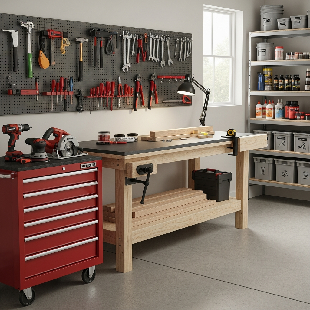 Comment aménager un garage pour bricoler confortablement?