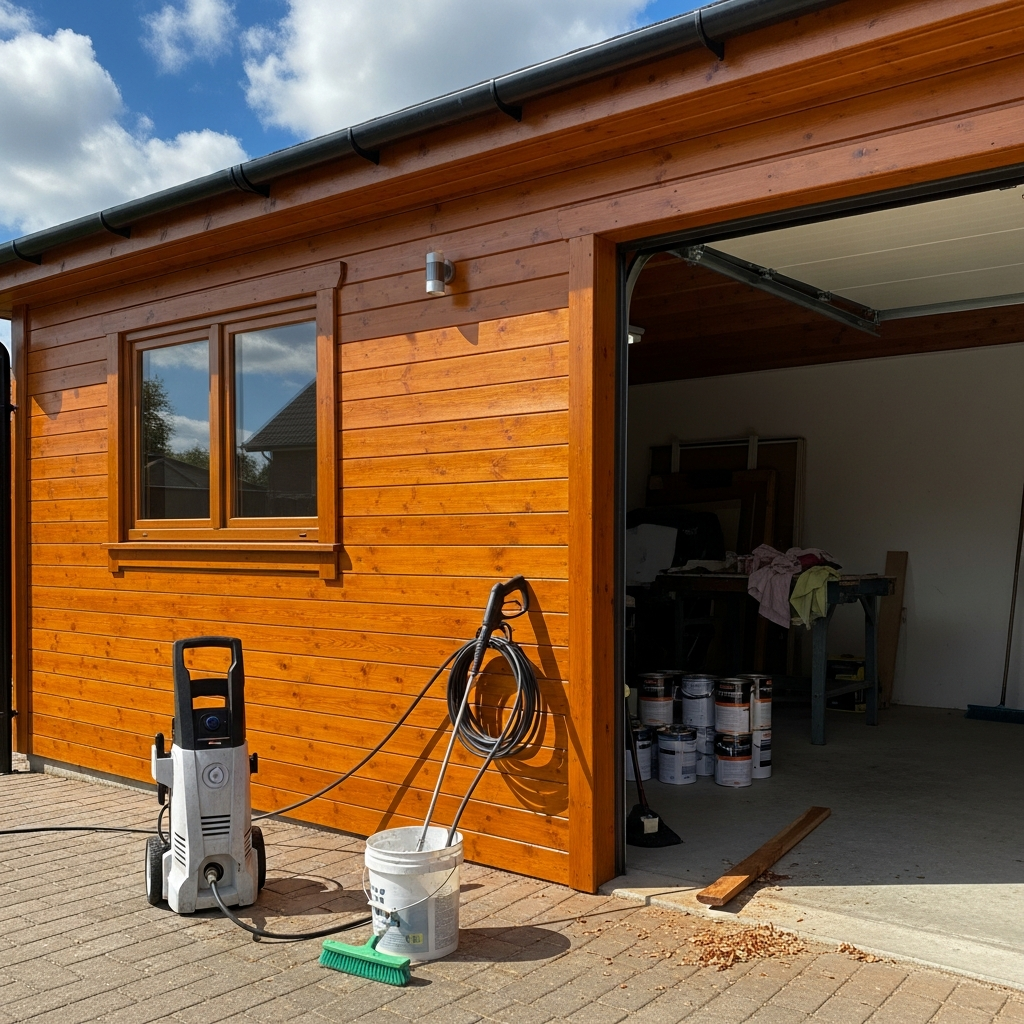 Comment entretenir un garage en bois?