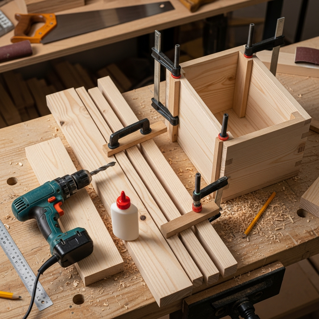 Comment fabriquer des caisses de rangement en bois?
