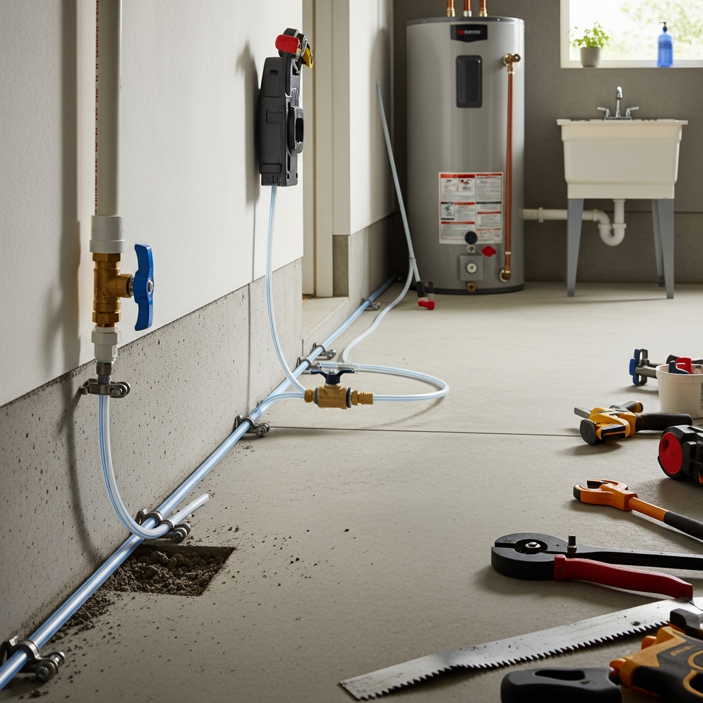 Peut-on raccorder un garage à l’eau courante?