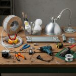Quels matériaux pour fabriquer une lampe de travail?