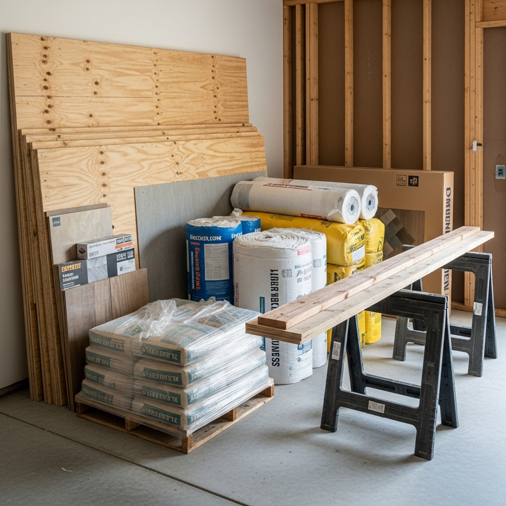 Quels matériaux utiliser pour un garage rénové?