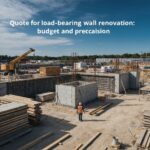 Devis pour la rénovation d'un mur porteur : budget et précautions